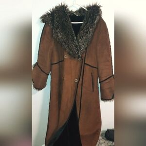 Long fur winter coat
